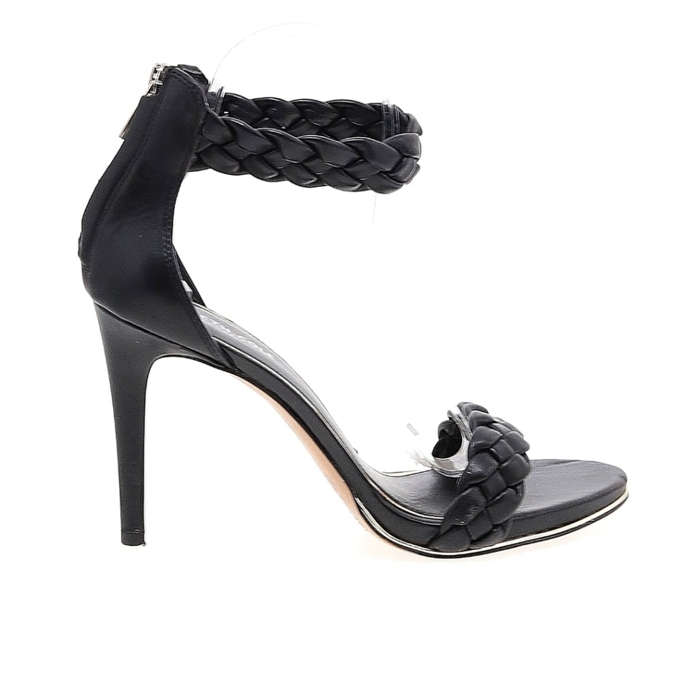 Kenneth Cole Black Braided Heels